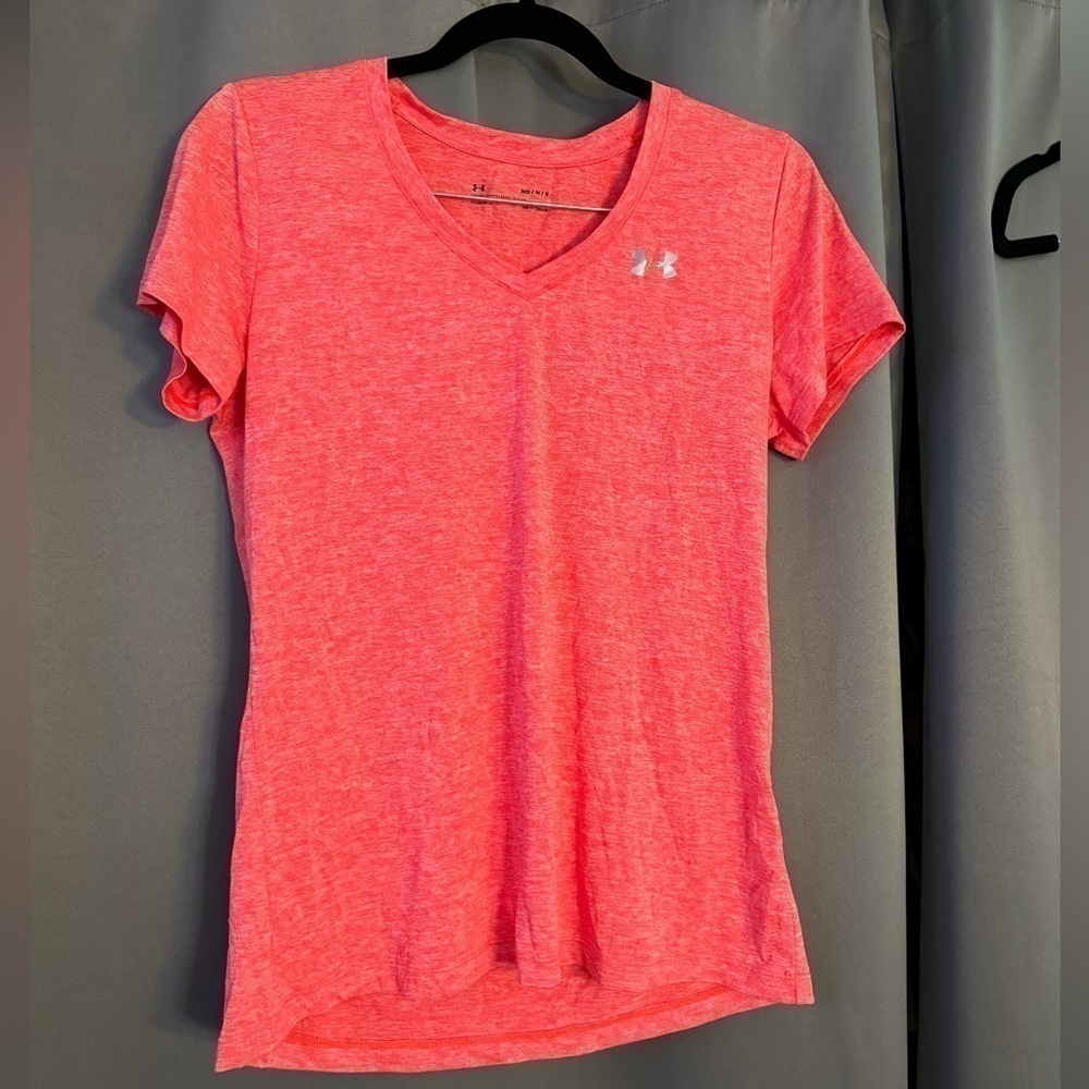 Under Armor Hot Pink Workout Shirt